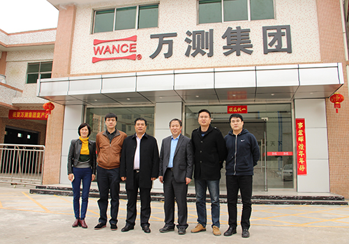建材检验认证集团马振珠总经理莅临万测参观指